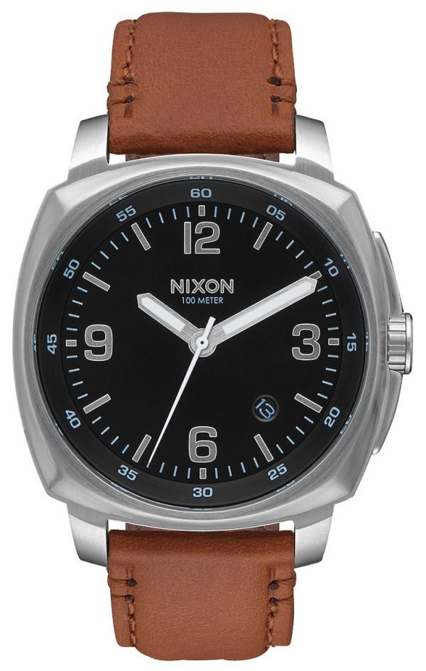 Nixon A10771037-00 Kello Musta / Nahka