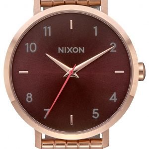 Nixon A10902617-00 Kello Ruskea / Punakultasävyinen