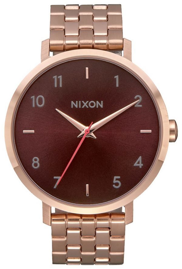 Nixon A10902617-00 Kello Ruskea / Punakultasävyinen