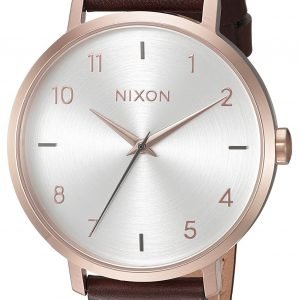 Nixon A10912369-00 Kello Valkoinen / Nahka