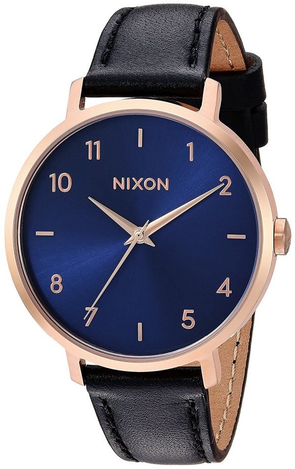 Nixon A10912763-00 Kello Sininen / Nahka