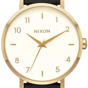 Nixon A10912769-00 Kello Valkoinen / Nahka