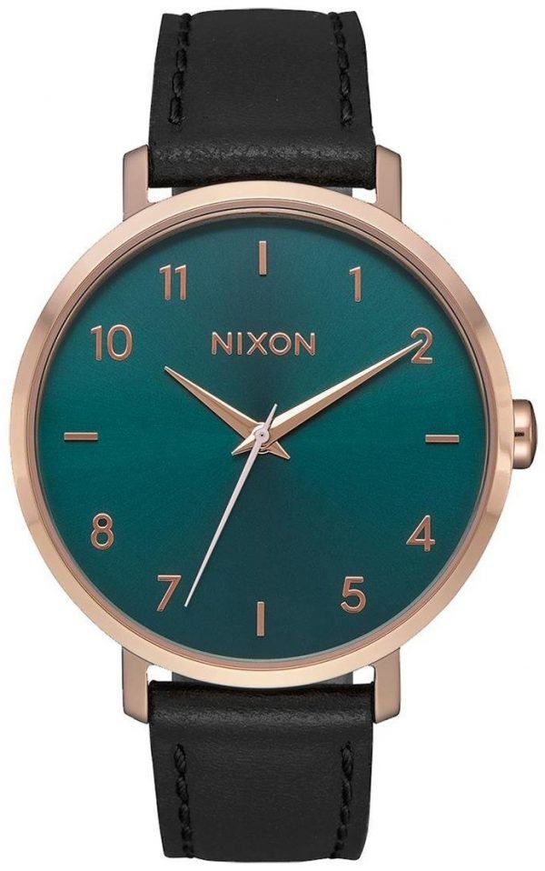 Nixon A10912805-00 Kello Vihreä / Nahka