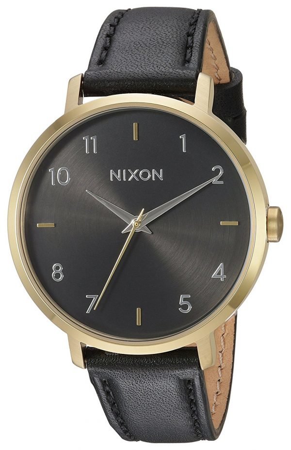 Nixon A1091513-00 Kello Musta / Nahka