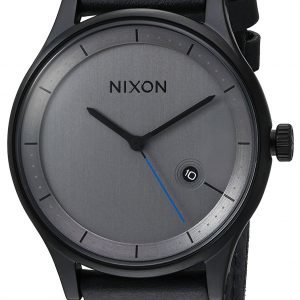 Nixon A1161001-00 Kello Harmaa / Nahka