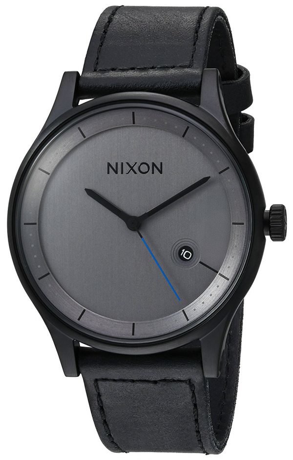 Nixon A1161001-00 Kello Harmaa / Nahka