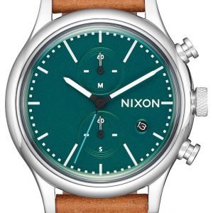 Nixon A11632535-00 Kello Vihreä / Nahka