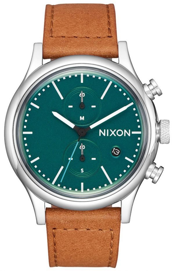 Nixon A11632535-00 Kello Vihreä / Nahka