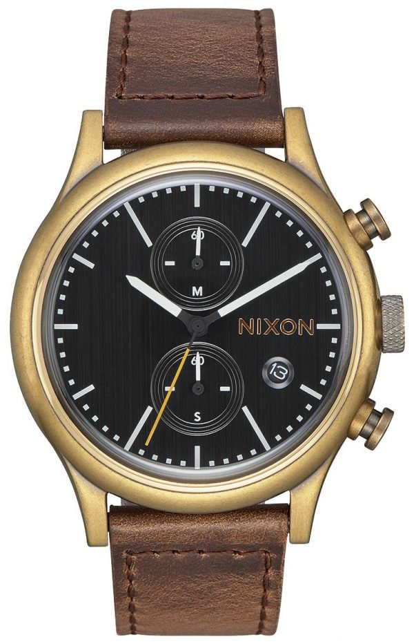 Nixon A11632539-00 Kello Musta / Nahka