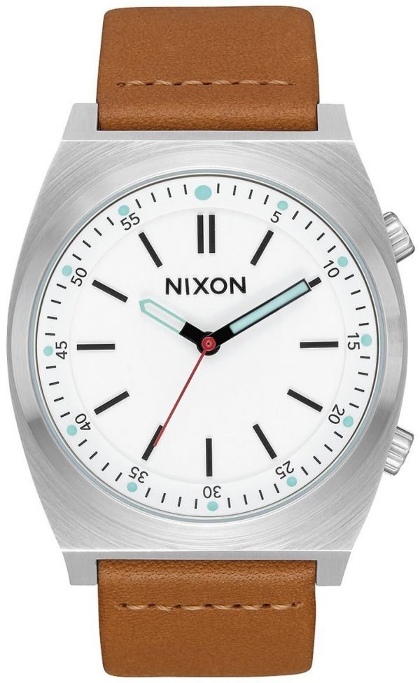 Nixon A11782728-00 Kello Valkoinen / Nahka