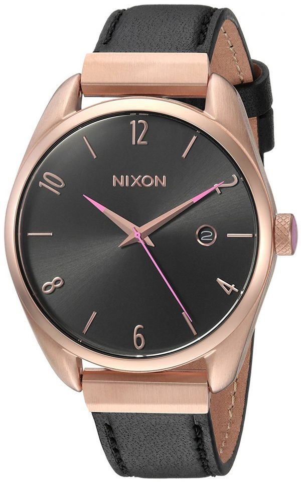 Nixon A11851098-00 Kello Musta / Nahka