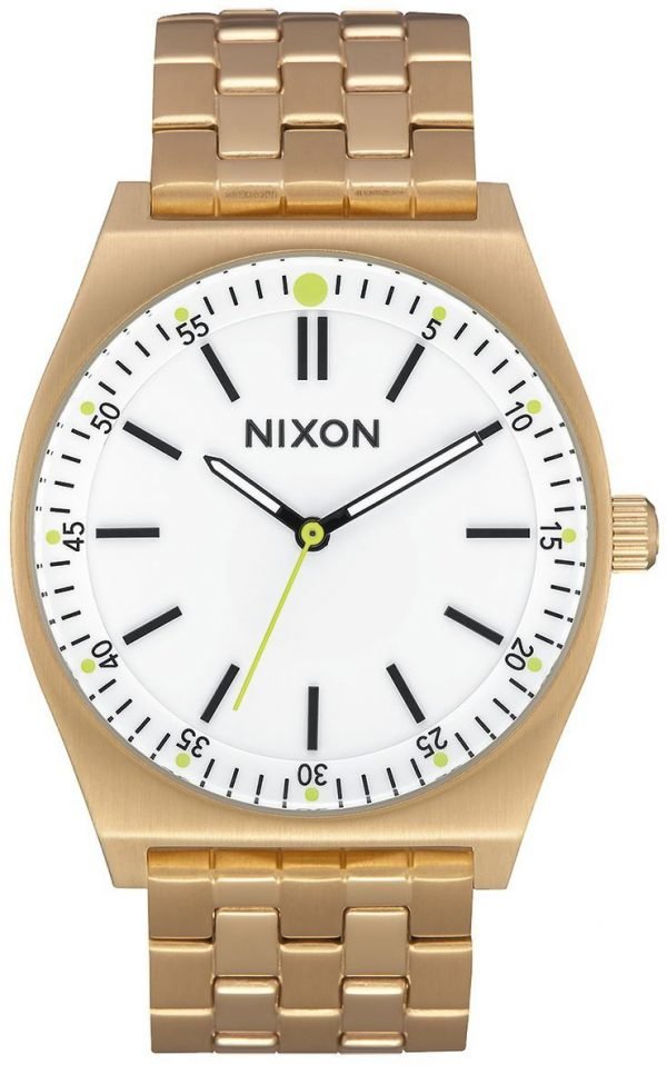 Nixon A1186504-00 Kello Valkoinen / Kullansävytetty