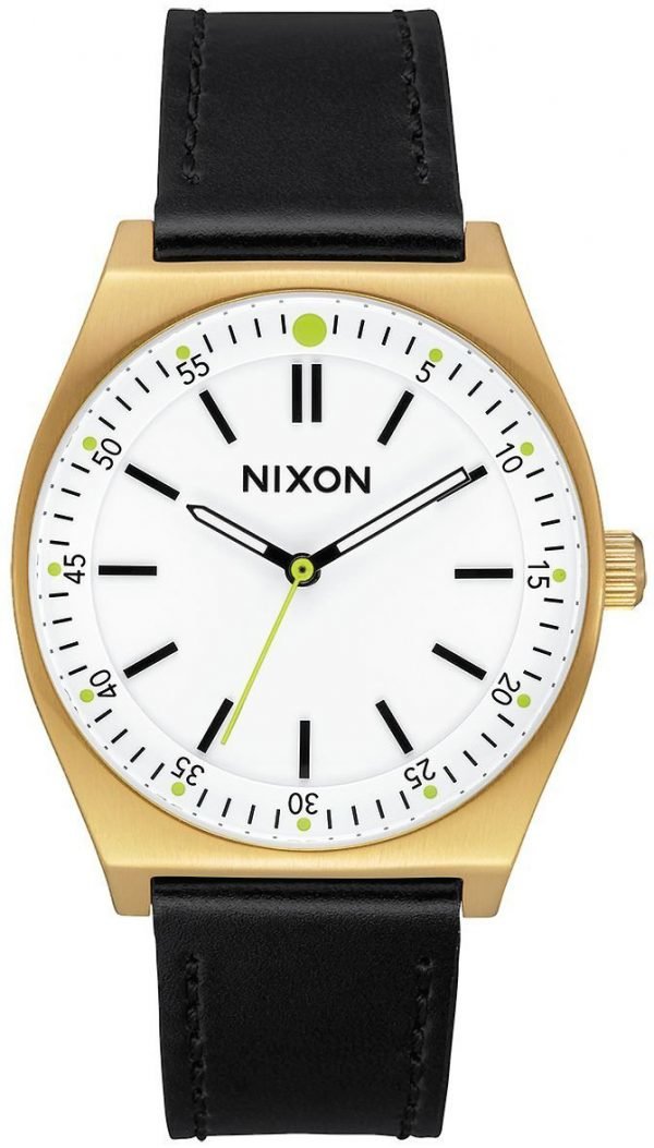 Nixon A11882769-00 Kello Valkoinen / Nahka