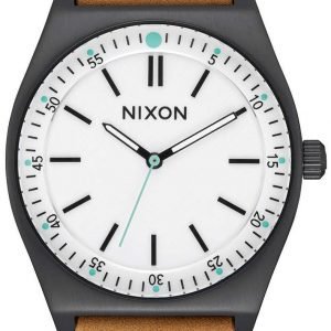 Nixon A11882770-00 Kello Valkoinen / Nahka