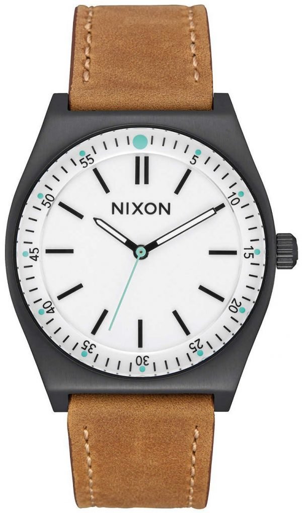 Nixon A11882770-00 Kello Valkoinen / Nahka