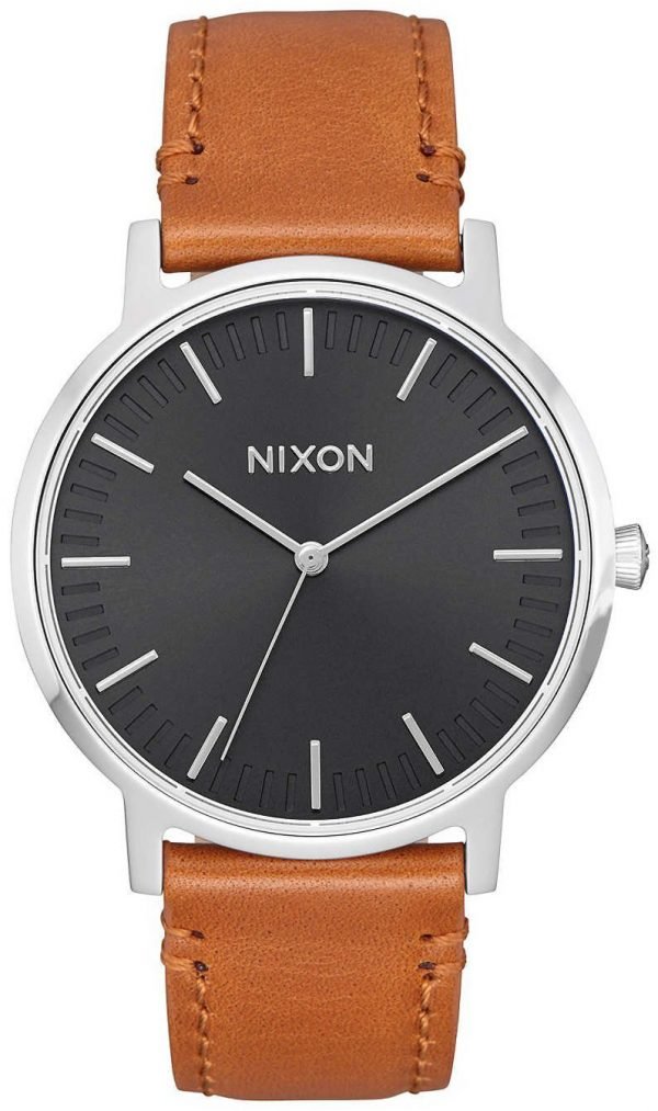 Nixon A11991037-00 Kello Musta / Nahka