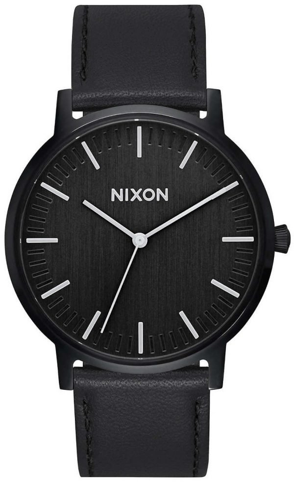 Nixon A11992345-00 Kello Musta / Nahka