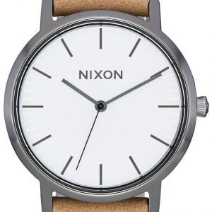 Nixon A11992799-00 Kello Valkoinen / Nahka