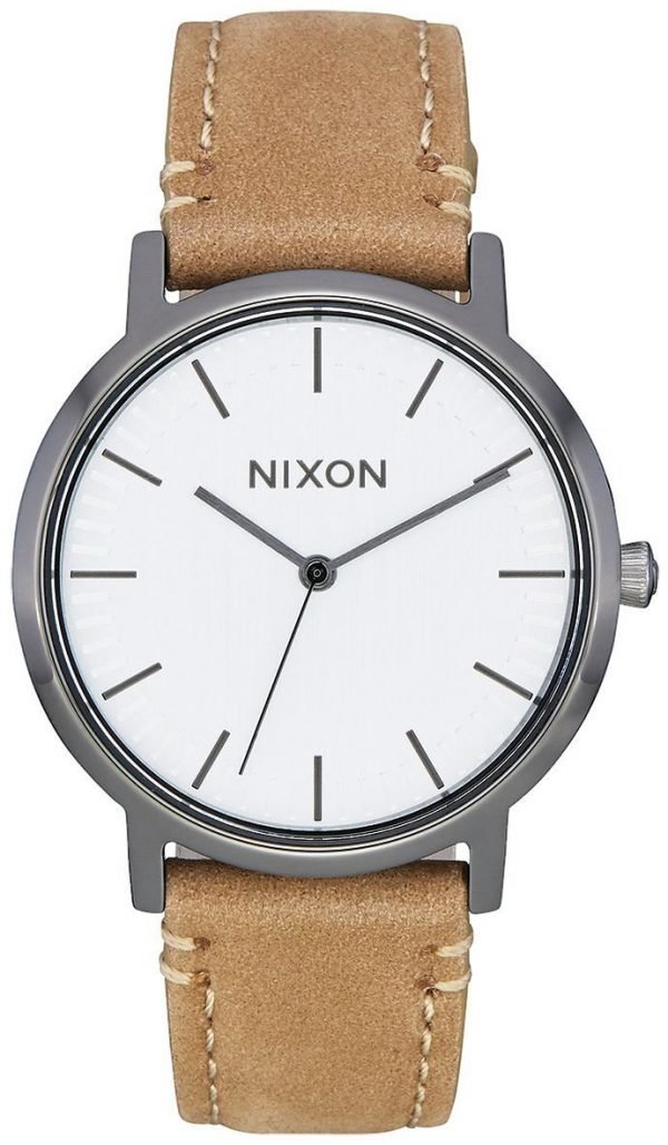 Nixon A11992799-00 Kello Valkoinen / Nahka