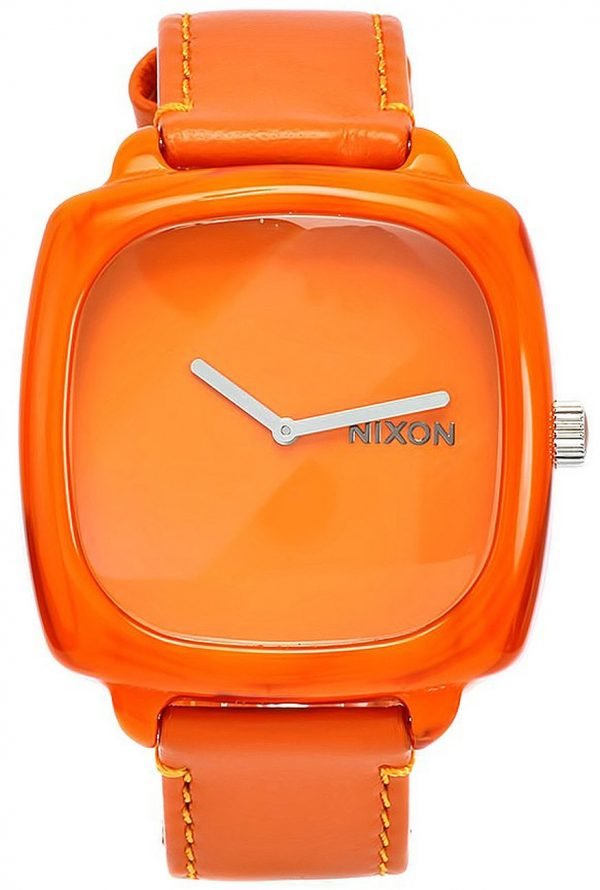 Nixon A167877-00 Kello Oranssi / Nahka