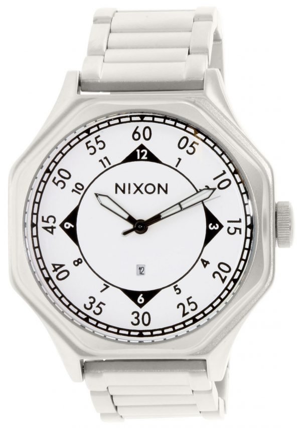 Nixon A1951166-00 Kello Valkoinen / Teräs