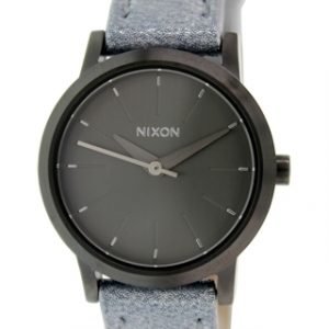 Nixon A3981876-00 Kello Harmaa / Nahka