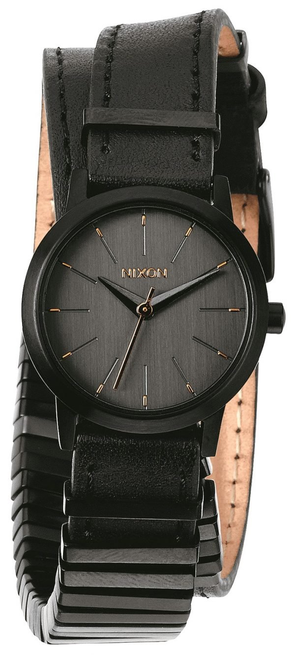 Nixon A4031616-00 Kello Musta / Nahka