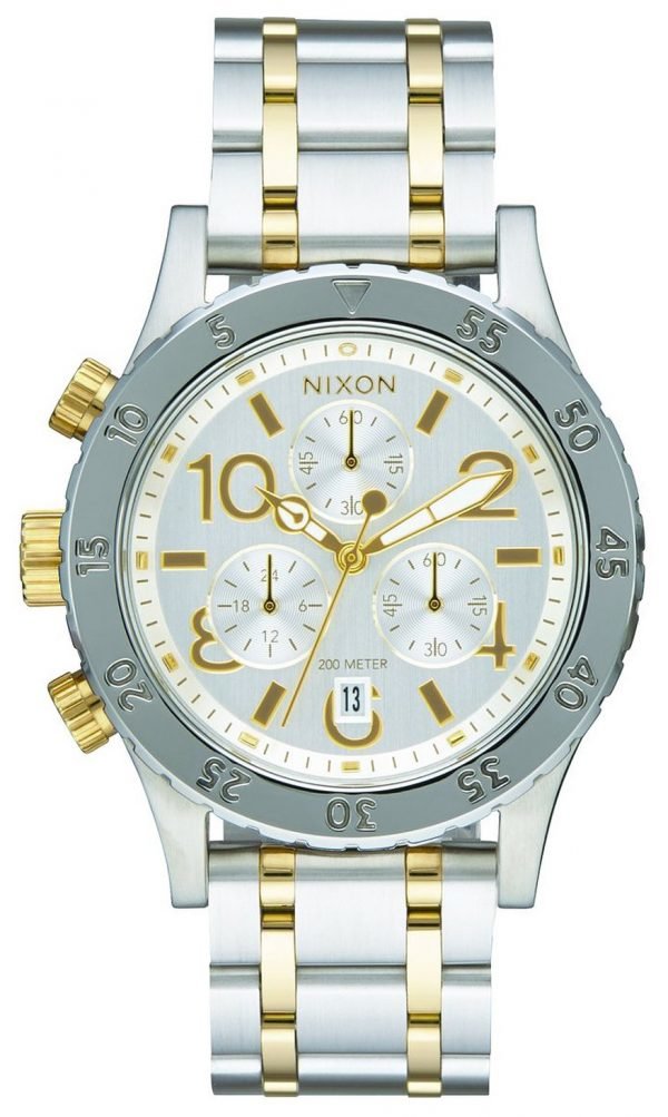 Nixon A4042187-00 Kello Hopea / Kullansävytetty Teräs