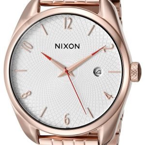 Nixon A4182183-00 Kello Hopea / Punakultasävyinen