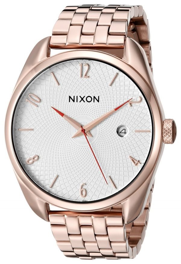 Nixon A4182183-00 Kello Hopea / Punakultasävyinen