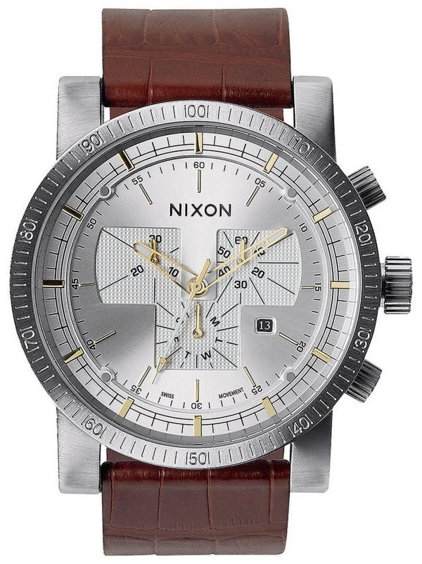 Nixon A4581887-00 Kello Hopea / Nahka