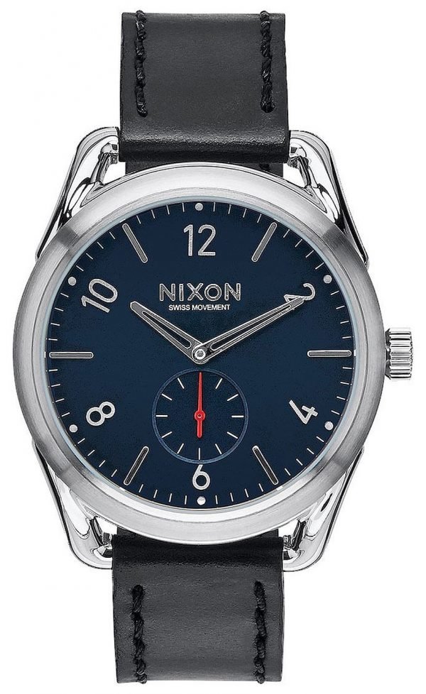 Nixon A459008-00 Kello Sininen / Nahka