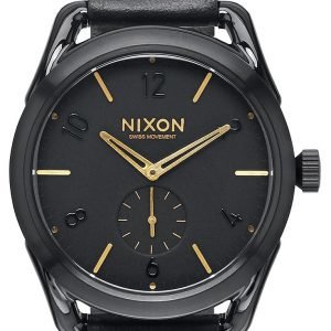 Nixon A459010-00 Kello Musta / Nahka