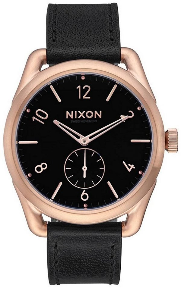 Nixon A4591098-00 Kello Musta / Nahka