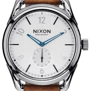 Nixon A4592067-00 Kello Valkoinen / Nahka