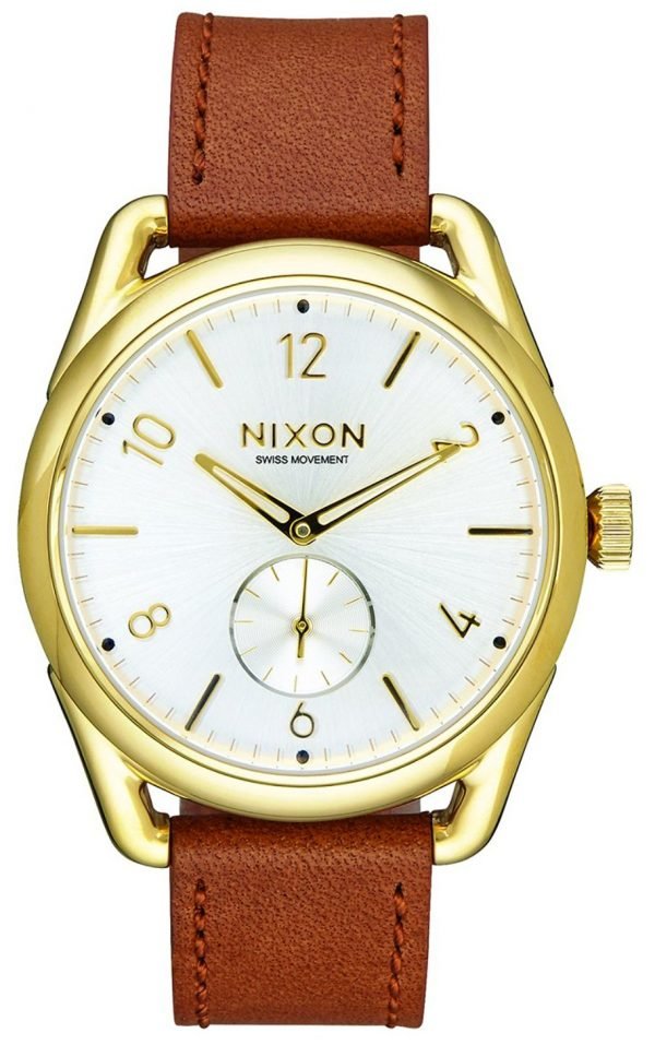 Nixon A4592227-00 Kello Valkoinen / Nahka