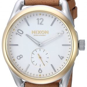 Nixon A4592548-00 Kello Valkoinen / Nahka