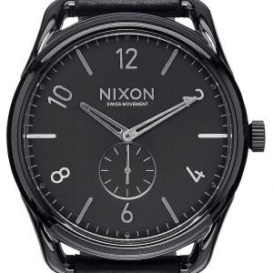 Nixon A465000-00 Kello Musta / Nahka