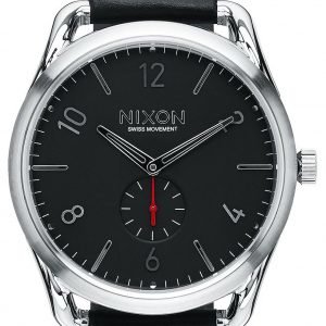 Nixon A465008-00 Kello Musta / Nahka