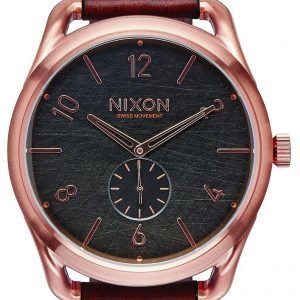 Nixon A4651890-00 Kello Musta / Nahka