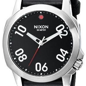 Nixon A466008-00 Kello Musta / Nahka