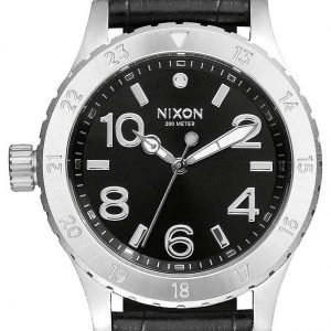 Nixon A4671886-00 Kello Musta / Nahka