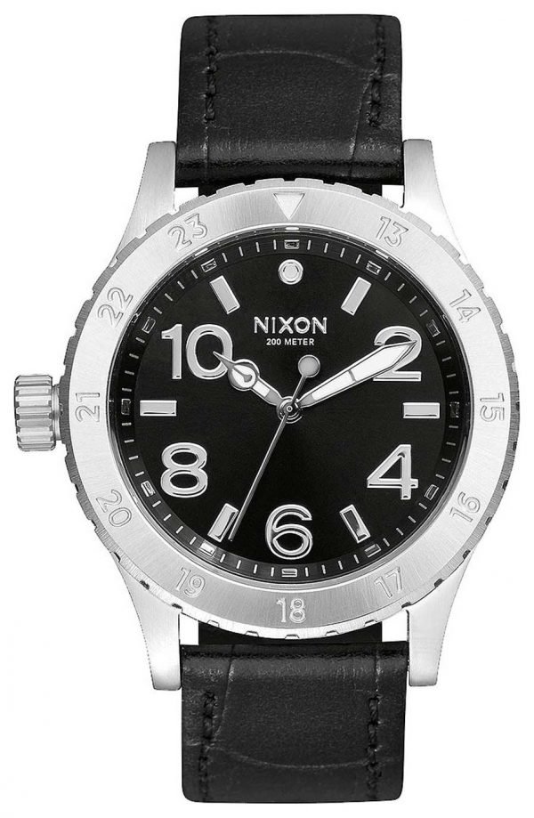 Nixon A4671886-00 Kello Musta / Nahka