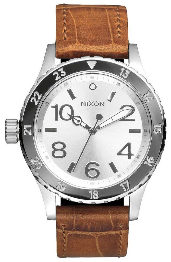 Nixon A4671888-00 Kello Hopea / Nahka