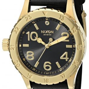 Nixon A467513-00 Kello Musta / Nahka