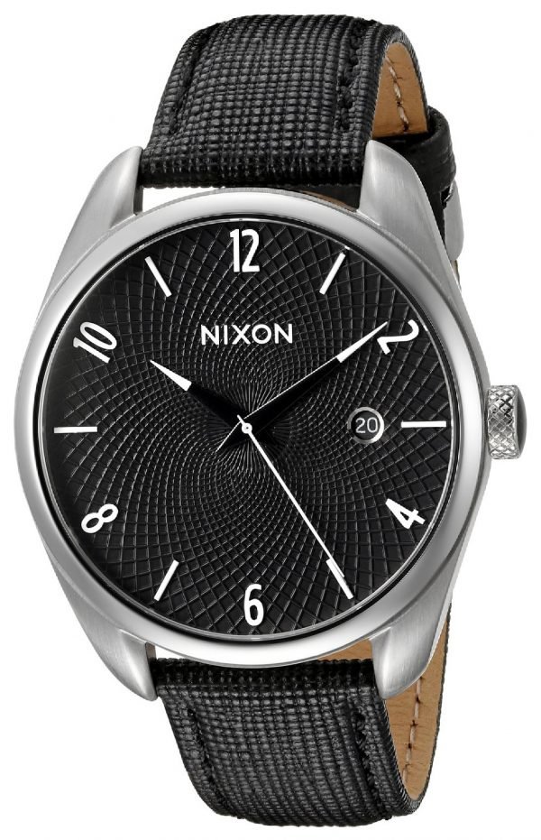 Nixon A473000-00 Kello Musta / Nahka