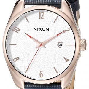 Nixon A4732160-00 Kello Valkoinen / Nahka