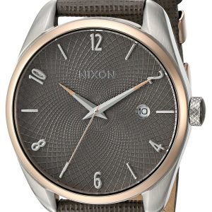 Nixon A4732214-00 Kello Harmaa / Nahka