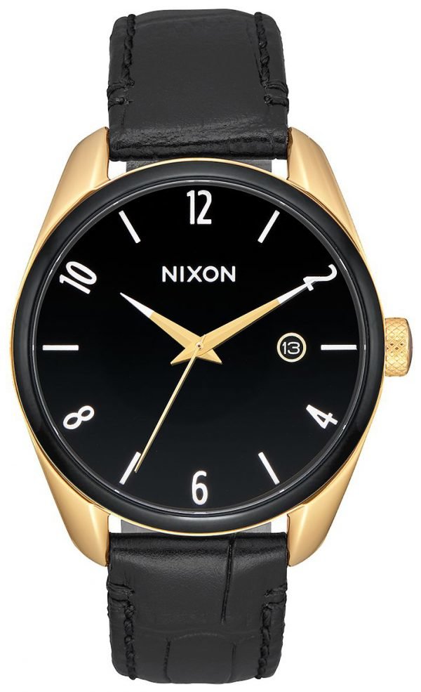 Nixon A4732226-00 Kello Musta / Nahka