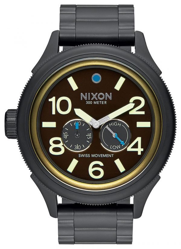 Nixon A4742209-00 Kello Ruskea / Teräs